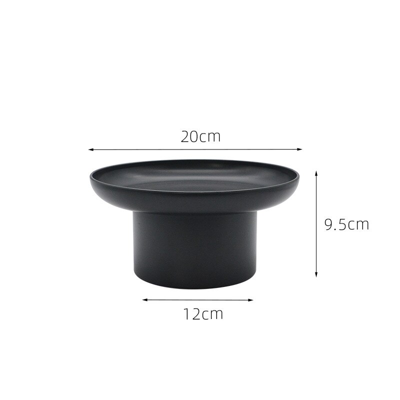 1Pc Solid Round Stand Tray Cake Dessert Fruit Brea...