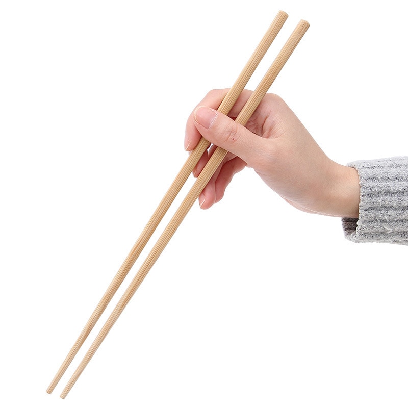 Bamboo Chopsticks Hot Pot Chopsticks No Paint and No Wax Household Tableware Chopsticks Chopsticks for Lo Mein Public Chopsticks