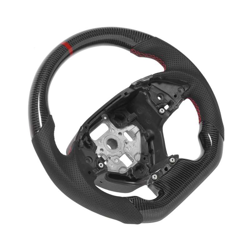 Car Steering Wheel car accessories Customa luminum alloy Steering Wheel Perforated Leather Fit for Chevrolet Camaro