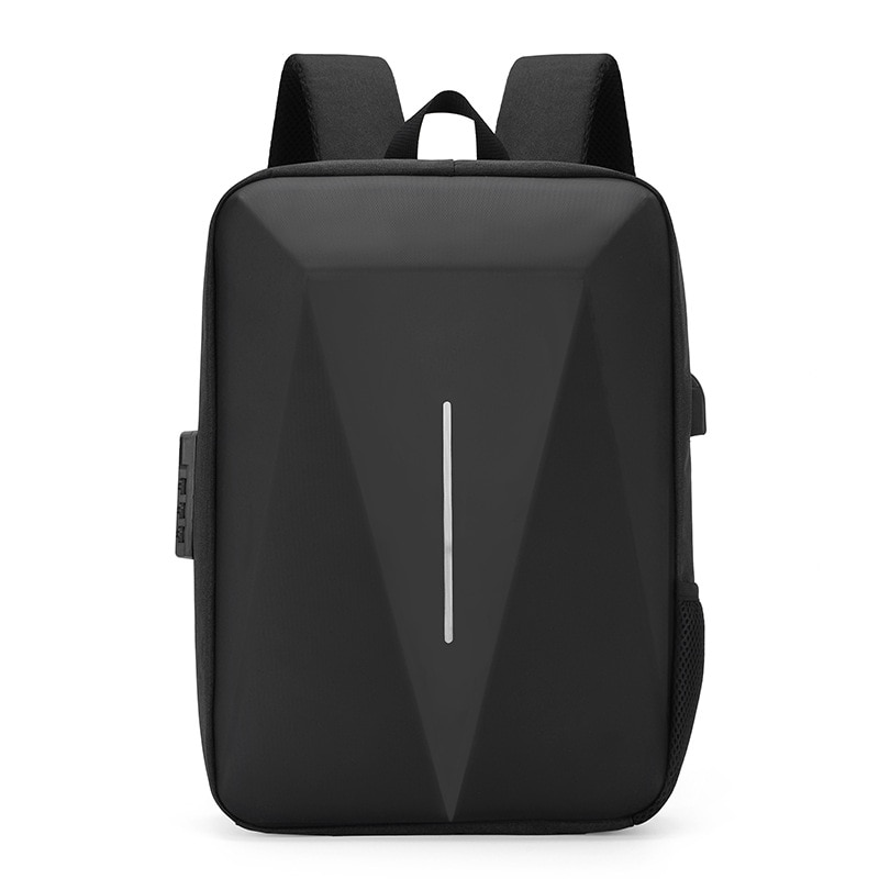 Black PC Hard Shell Bag Leisure Commuting Waterpro...