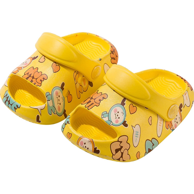 Summer Baby Sandals Slippers EVA Cartoon Children Beach Garden Home Shoes For Girls Toddler Soft Bottom Cave Shoes