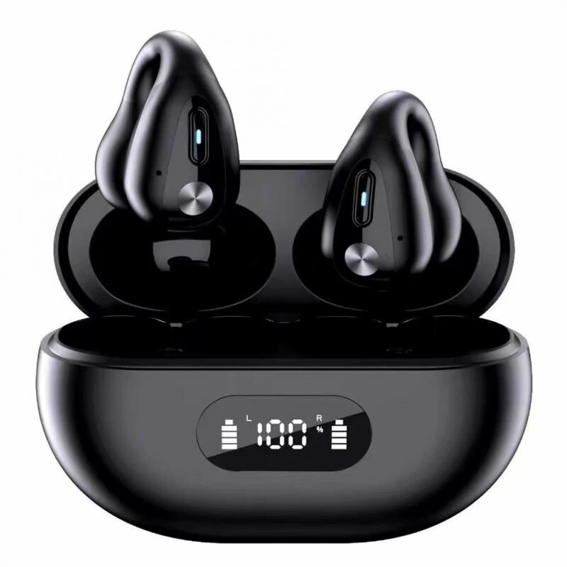 Bluetooth 5.3 Earphones True Wireless Headphones With Mic Button Control Noise Reduction Ear Hooks Waterproof Headset