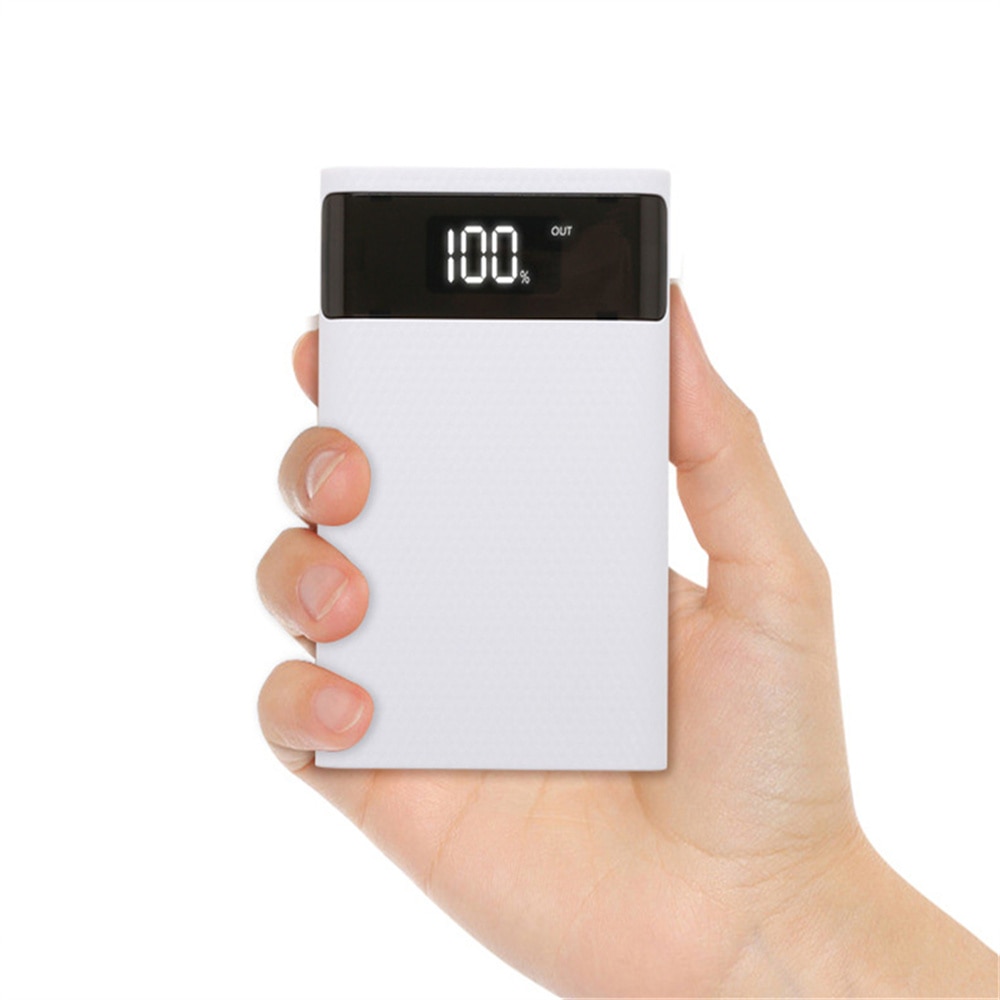 Battery Power Bank Case Charge Storage Box 5V Dual USB Type C Android Micro USB Interface For Smart Phones