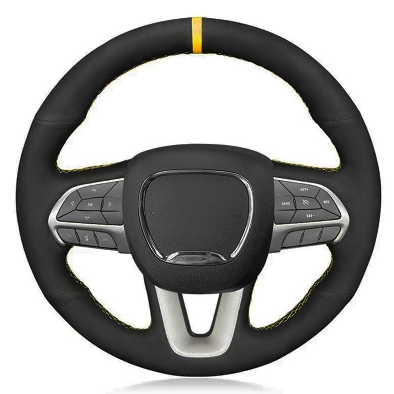 Car Steering Wheel Hand Steering Black For Dodge Challenger