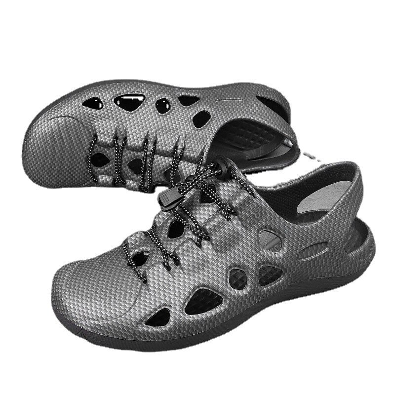 Men Sandals Fashion New Large Size Lightweight Sandals Men Outdoor Beach Breathable Beach Hole Comfortable Cool Shoes