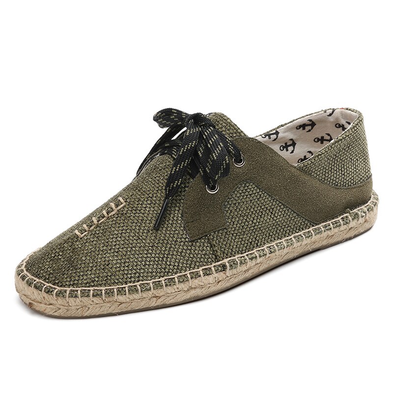 New Fisherman Shoes Breathable Espadrilles Men Fashion Casual Linen Shoes Summer Canvas Shoes Male Good Quality Sneakers