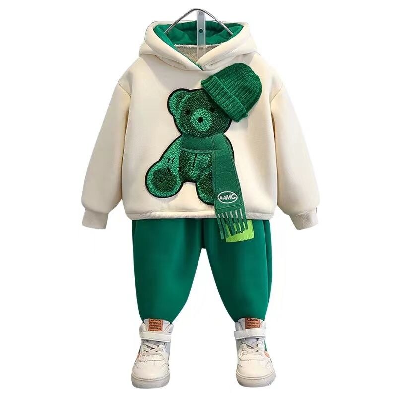 Autumn hooded+pant 2pcs Children teenage Boy Sets Kid Clothes Casual Boys Clothing Costume