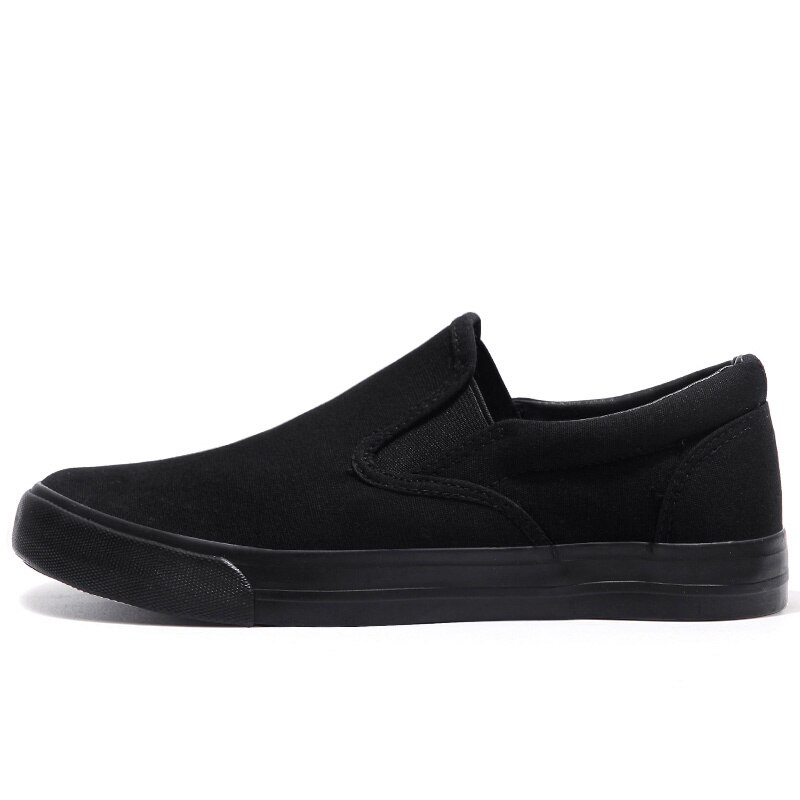 Men Casual Shoes Flat Slip-on Plus Size Canvas Sho...