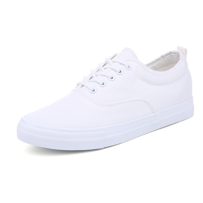 Men Shoes Lace-Up Classic Canvas Style Breathable Fashion Sneakers Men's Vulcanized Shoes