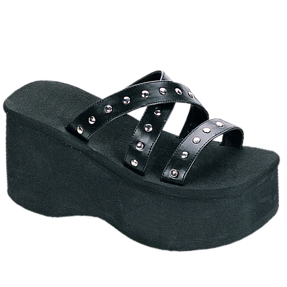 Vampire Cosplay Platform Wedges Woman Shoes Sandal...