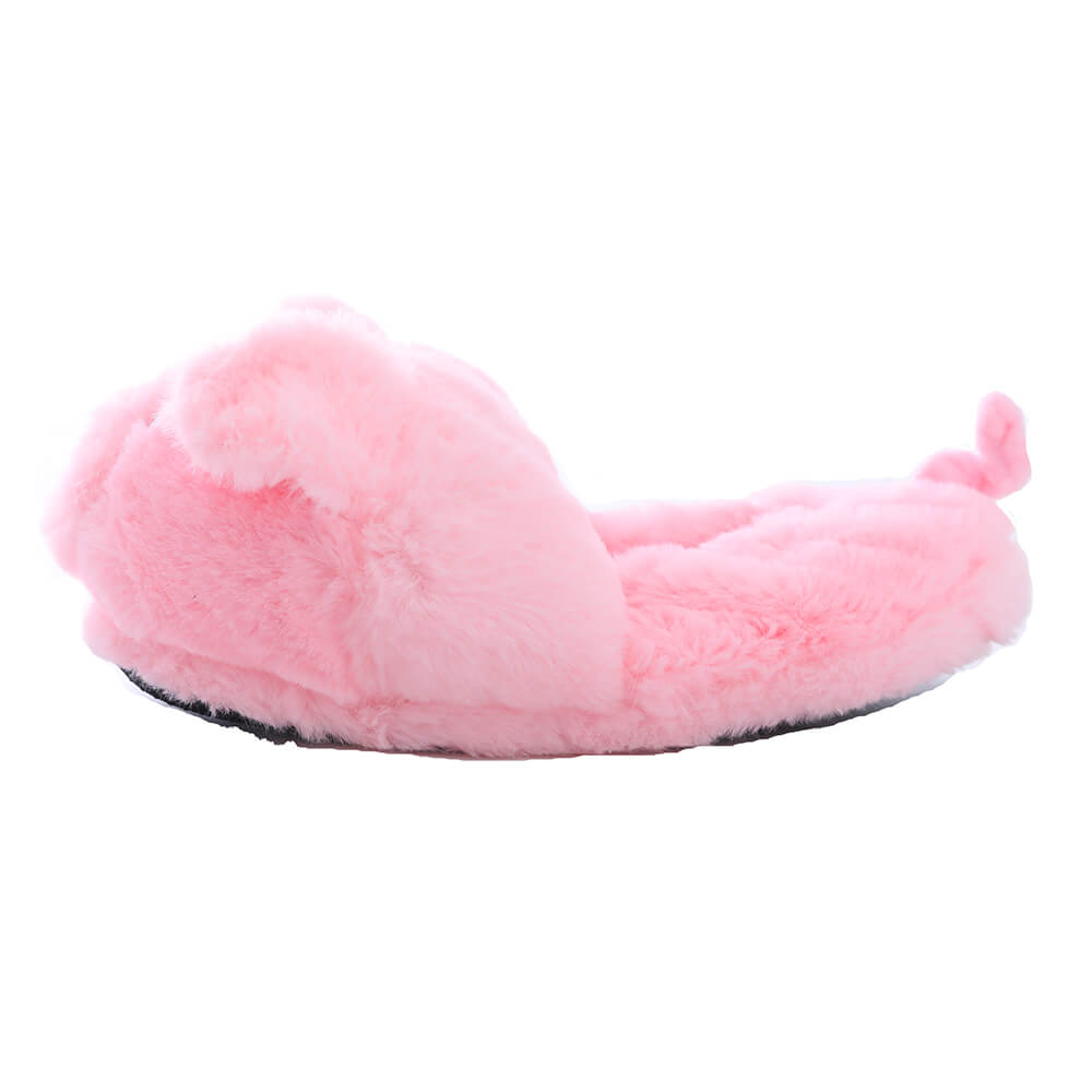 Winter Women Warm Indoor Slippers Ladies Fashion Cute Pink Pig Shoes Women's Soft Short Furry Plush Home Floor Slipper