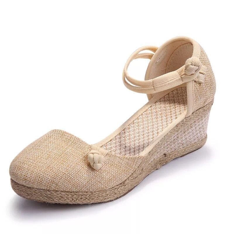Summer Women Baotou Sandals Fashion Casual Weave B...