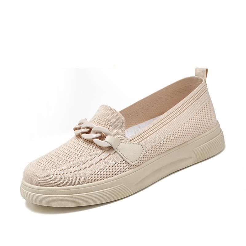 Shoes Woman Flats Casual Female Sneakers Shallow Mouth Round Toe Wedge Basket Dress Summer Cute Sports Breathable