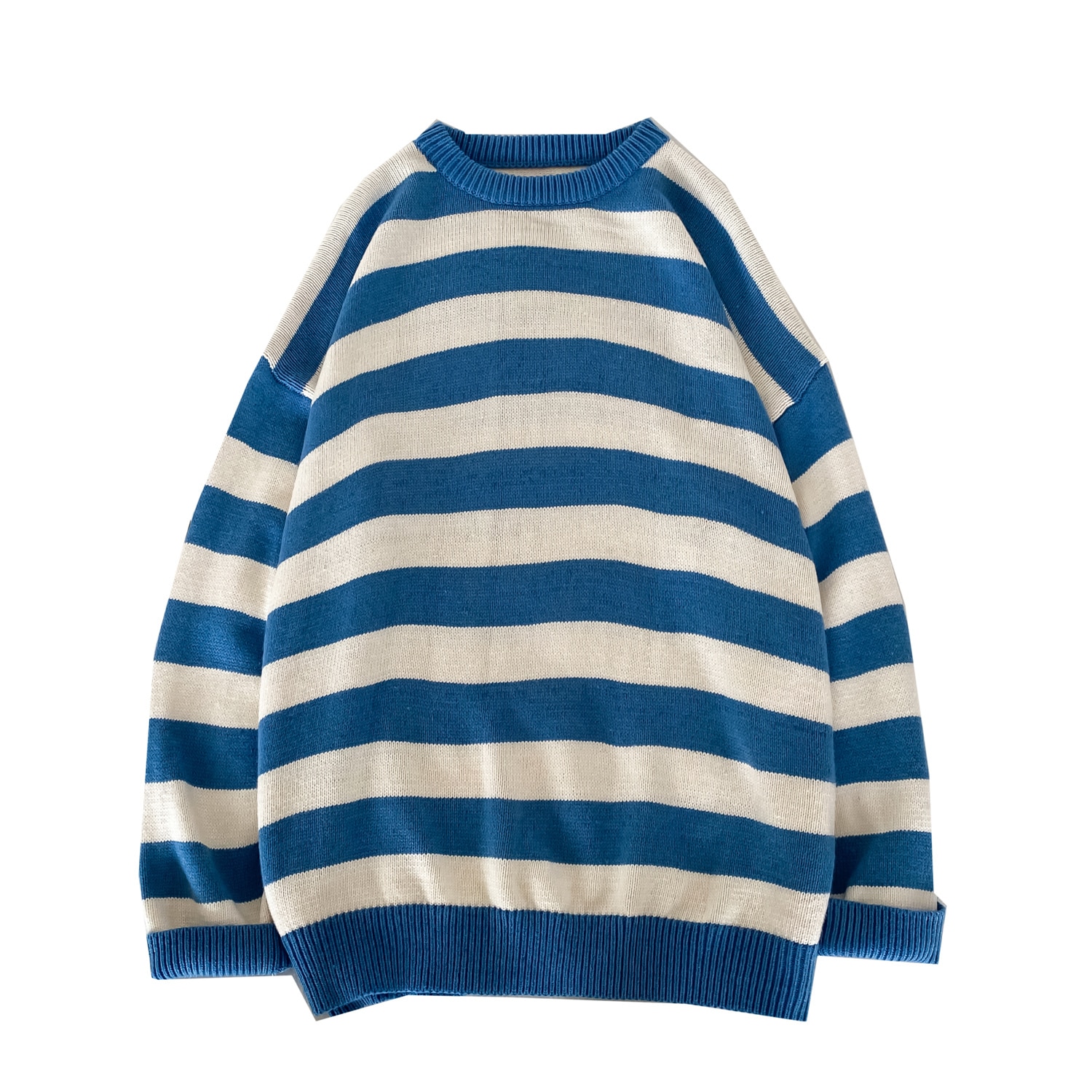 Fashion Pullover Knitted Sweater Men Women's Autumn Winter Round Neck Casual Trend Clothing