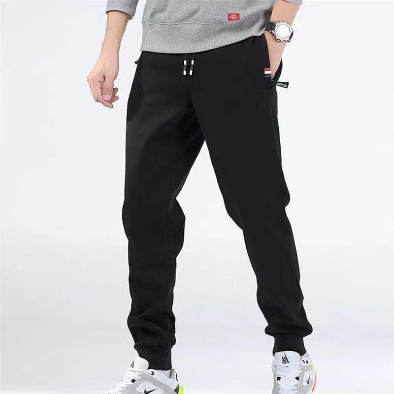 Men's Winter Joggers Thick Fleece Pants ...