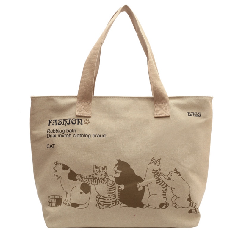 Fashion Women Canvas Handbags and Wallets Large Capacity Shoulder Bag Letter Printed Messenger Bag Casual Tote Bag