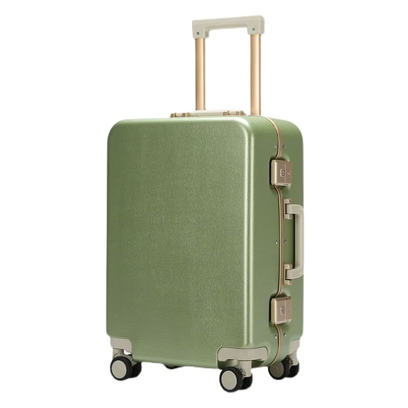 Pull Rod Box Female Travel Suitcase High Appearance Carry On Trolley Luggage Grain Net Red Suitcase Password Boarding