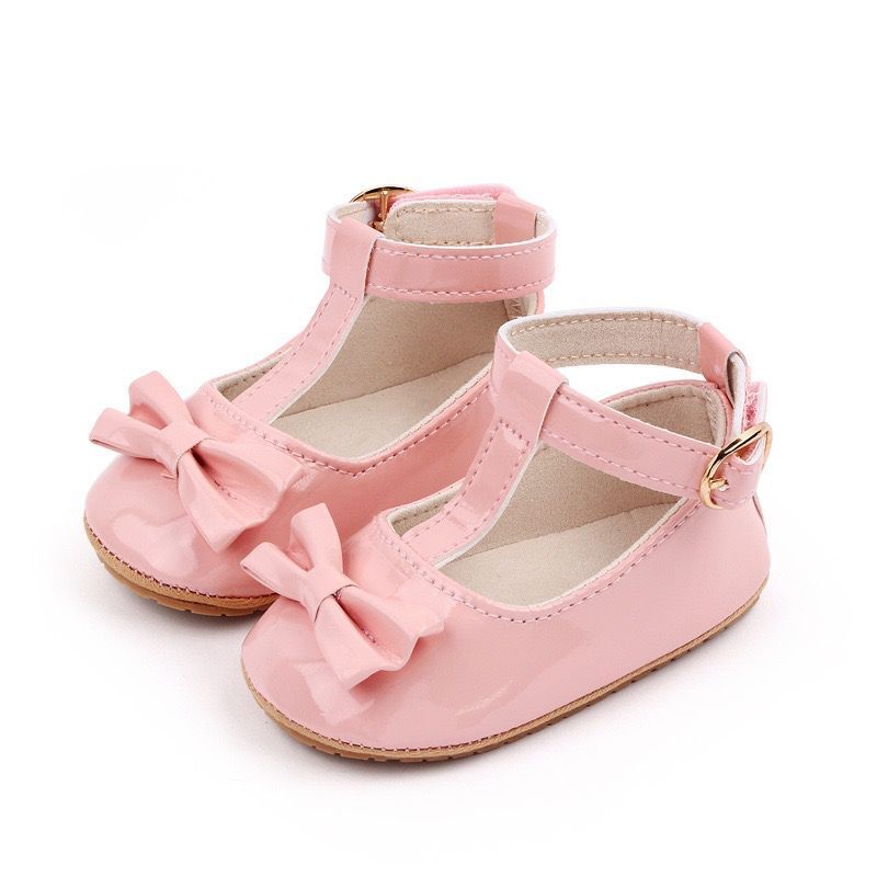 Baby Girls Sandals Shoes PU Leather Solid Beautifu...