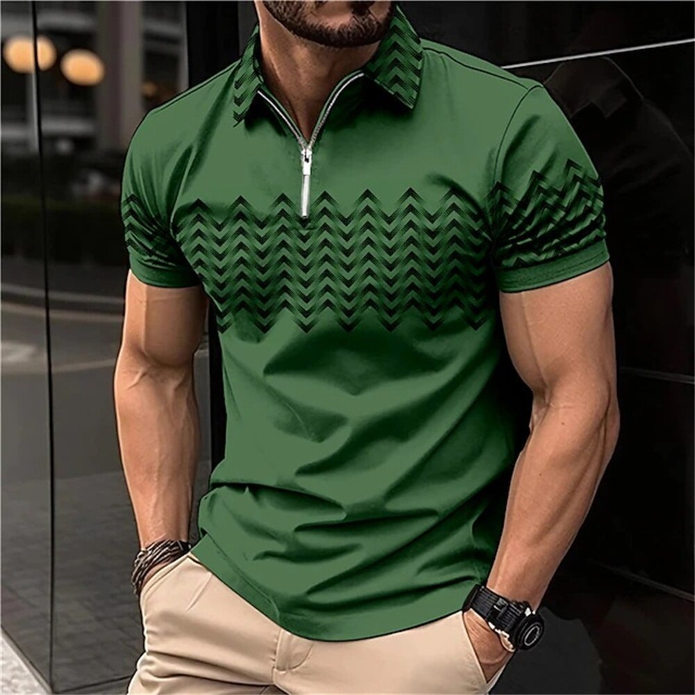 Quick-Drying Fashionable Men's Classic Breathable Short-Sleeved Outdoor Tops Short Shirt