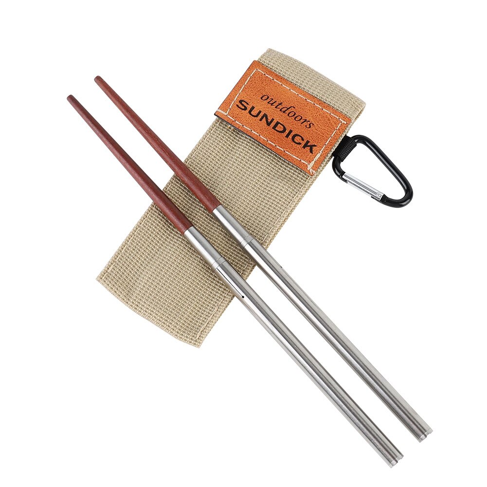 1 Pair of Aluminum Chopsticks Ultra Low weight Pro...