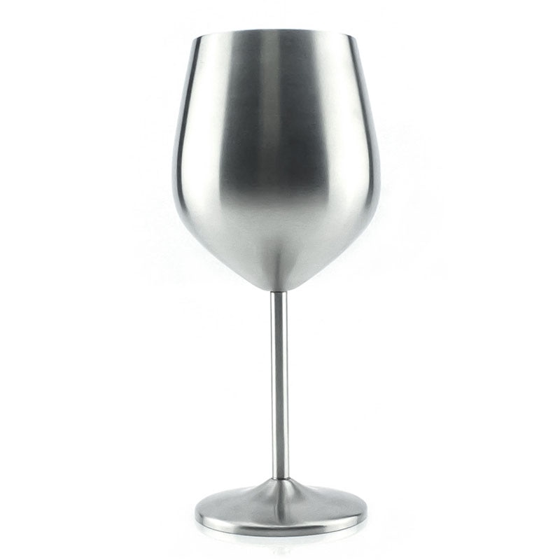 Stainless Steel Wine Glass, Champagne Glass, Whiskey Glass, Creative Metal Goblet Red Wine Glass, Barrel-Type Drop-Resistant