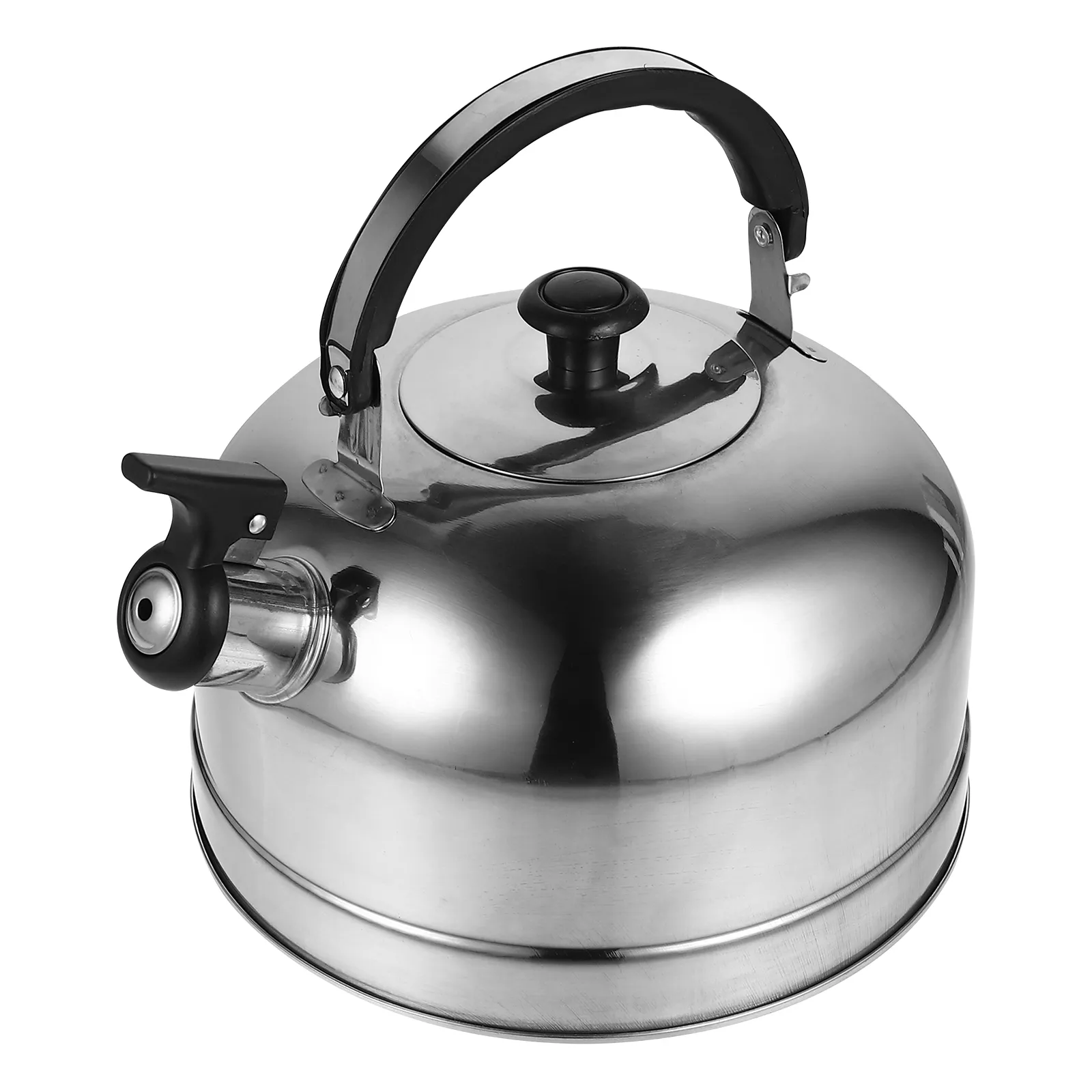Camping Stoves Sound Pot Universal Water Boiling Kettle Classic Stainless Steel Plastic Thicken Whistling Tea Kettle