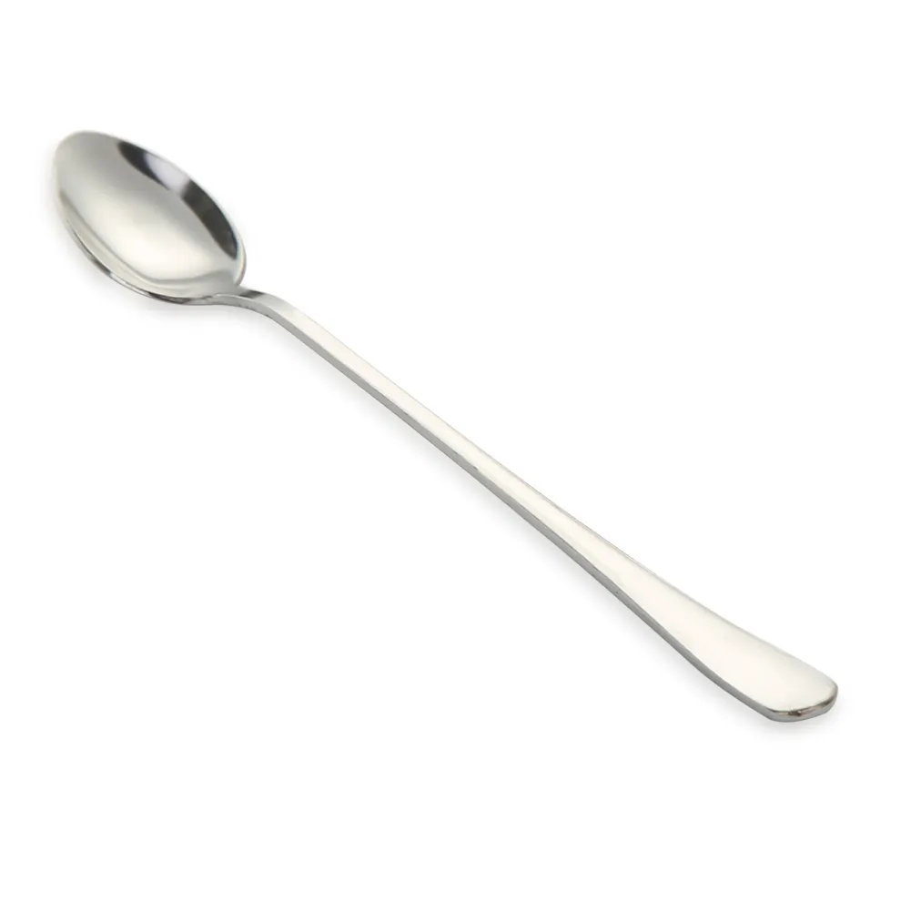 Stainless Steel Long Handle Coffee Tea Spoons Kitchen Ice Spoon Home Tableware