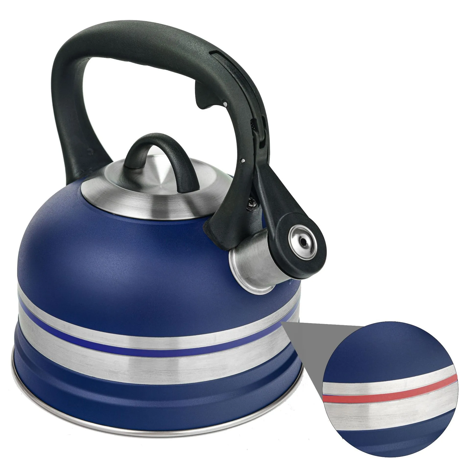 Stainless Steel Whistle Kettle Durable and High-ca...