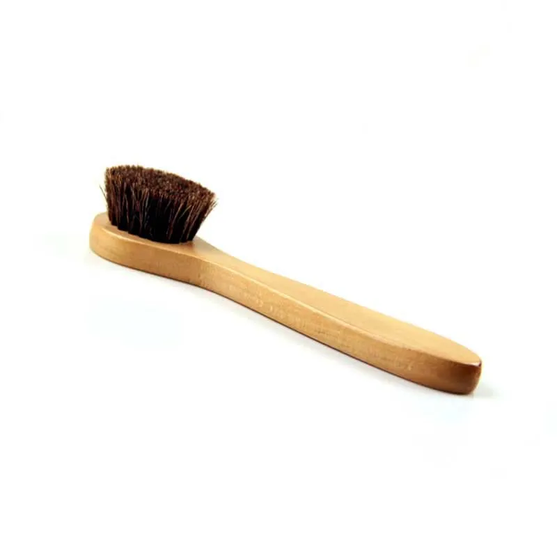 Horsehair Facial Brush Solid Wood Facial Brush Sof...