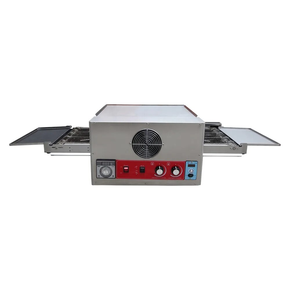 Electric Conveyor Pizza Oven Commercial Pizza Stove Oven Large Dispenser Cake Bread Pizza Making Machine