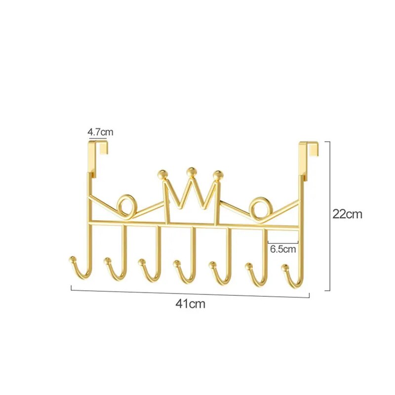 Non-perforated Door Rear Hook Storage Rack ...