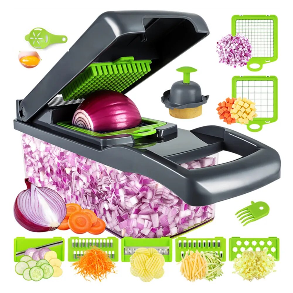 Multi-Functional Vegetable Slicer 12 In 1 ...