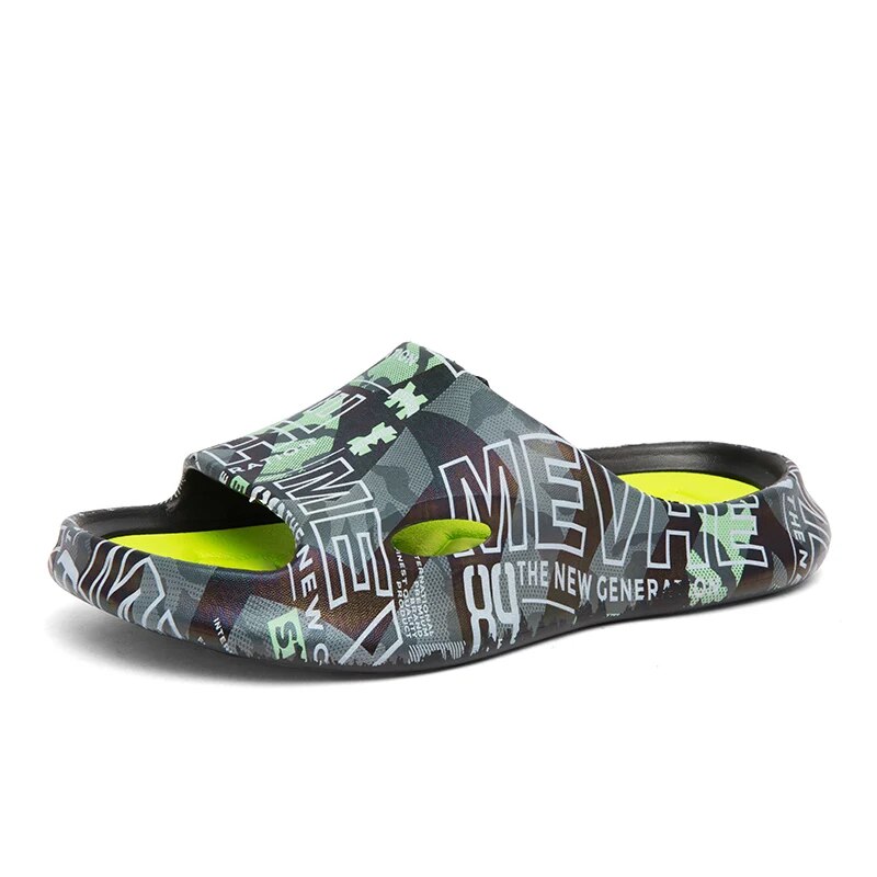 Home Slippers Summer Thick Platform Man Slippers I...