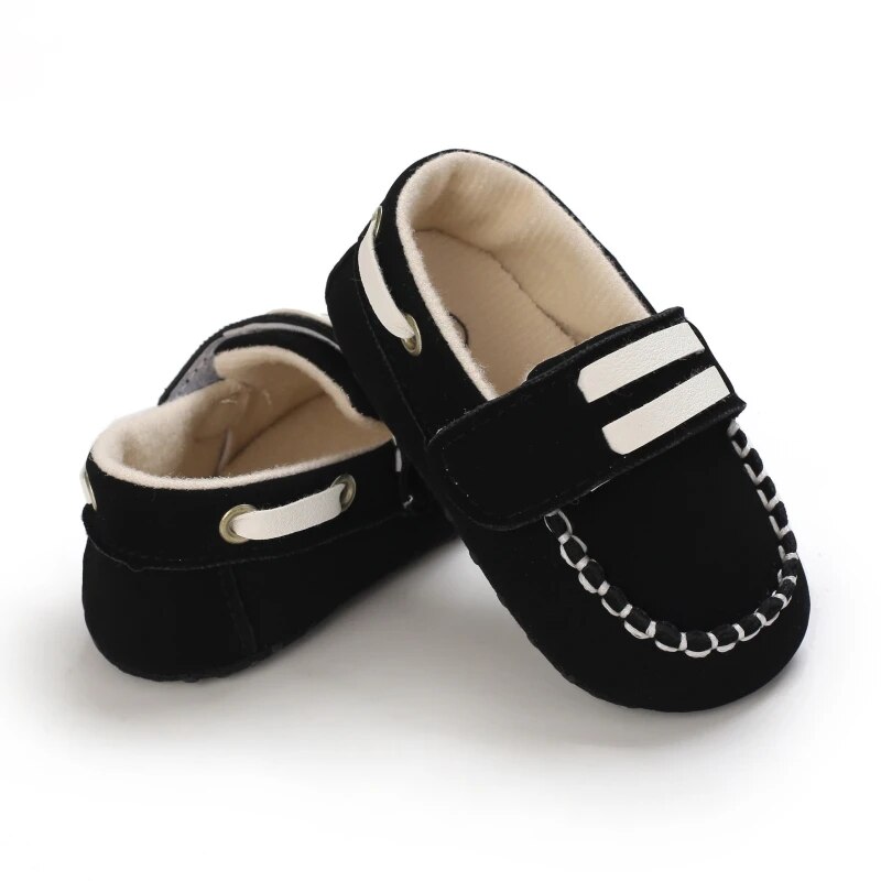 Baby Shoes Boys PU Casual Motion Shoes First Walker Baby Soft Sole Non-Slip Toddler Shoes