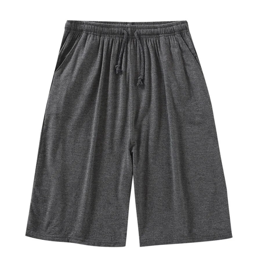 Men's Casual Sleeping Loose Summer Soft Shorts Five-Point Cotton Home Shorts