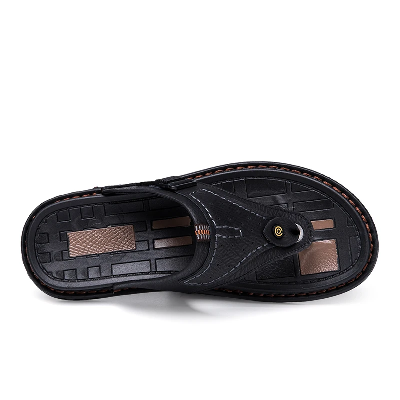 Handmade Flip Flops Men Slippers Summer Breathable...