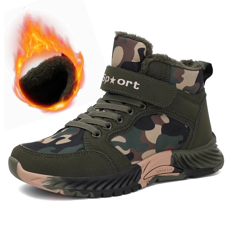 Children's Cotton Shoes Outdoor Military Training ...