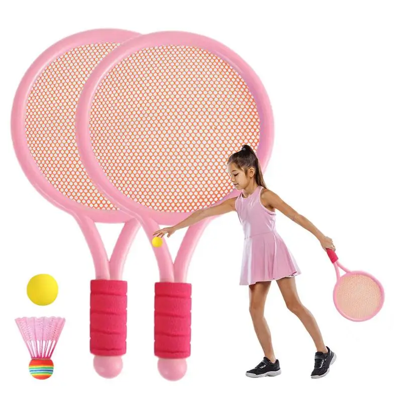 Kids Badminton Rackets Interactive Play Game Badminton Equipment for Beginners Kids Boys Girls Children's sports Toys
