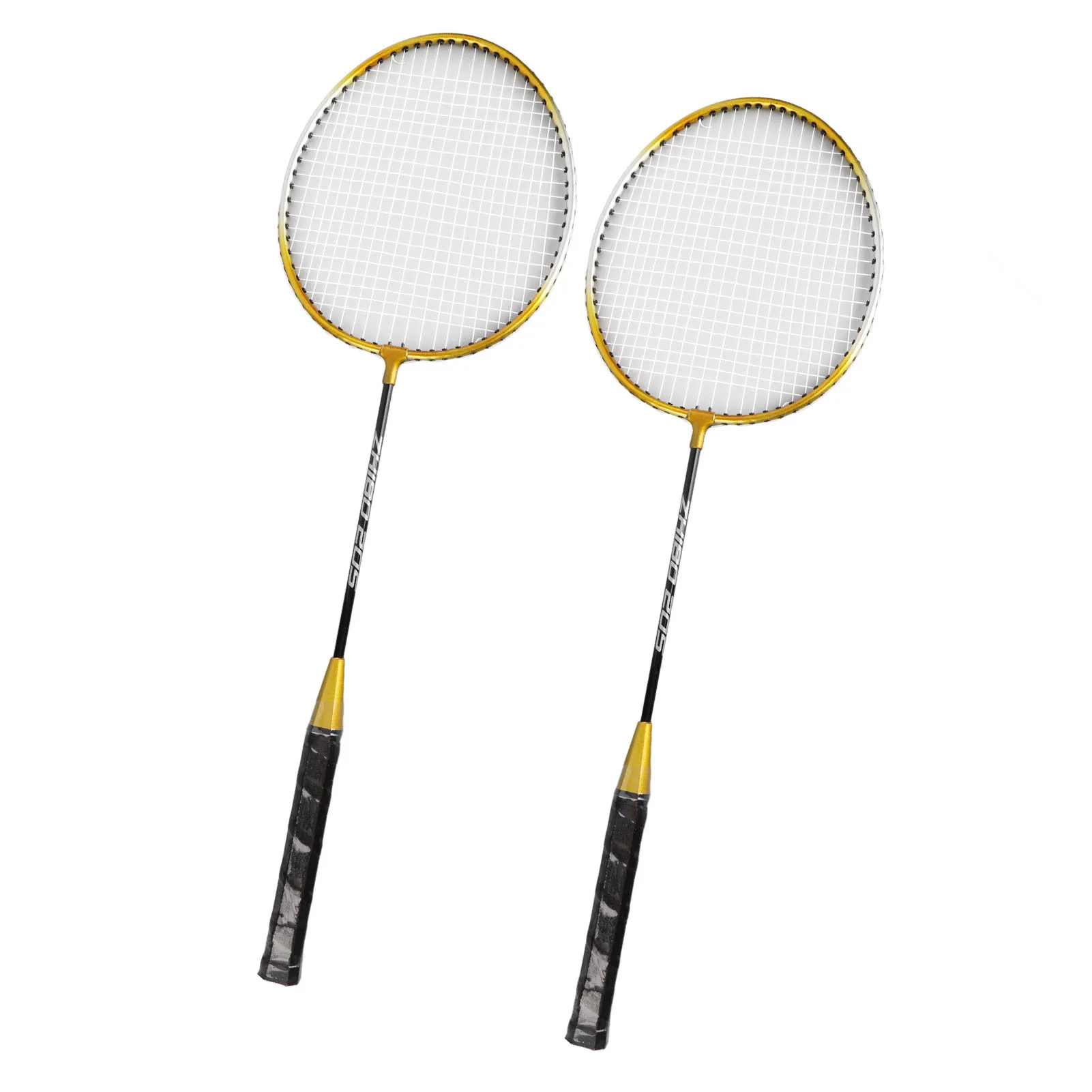 Badminton Racquet Ultralight Split Iron Alloy Badminton Racket Set for Amateur Elementary Training Outdoor Playground Gym