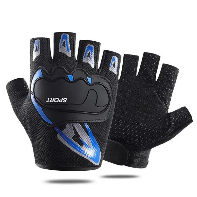 Half Finger Anti-slip Gloves Breathable Anti-sweat...