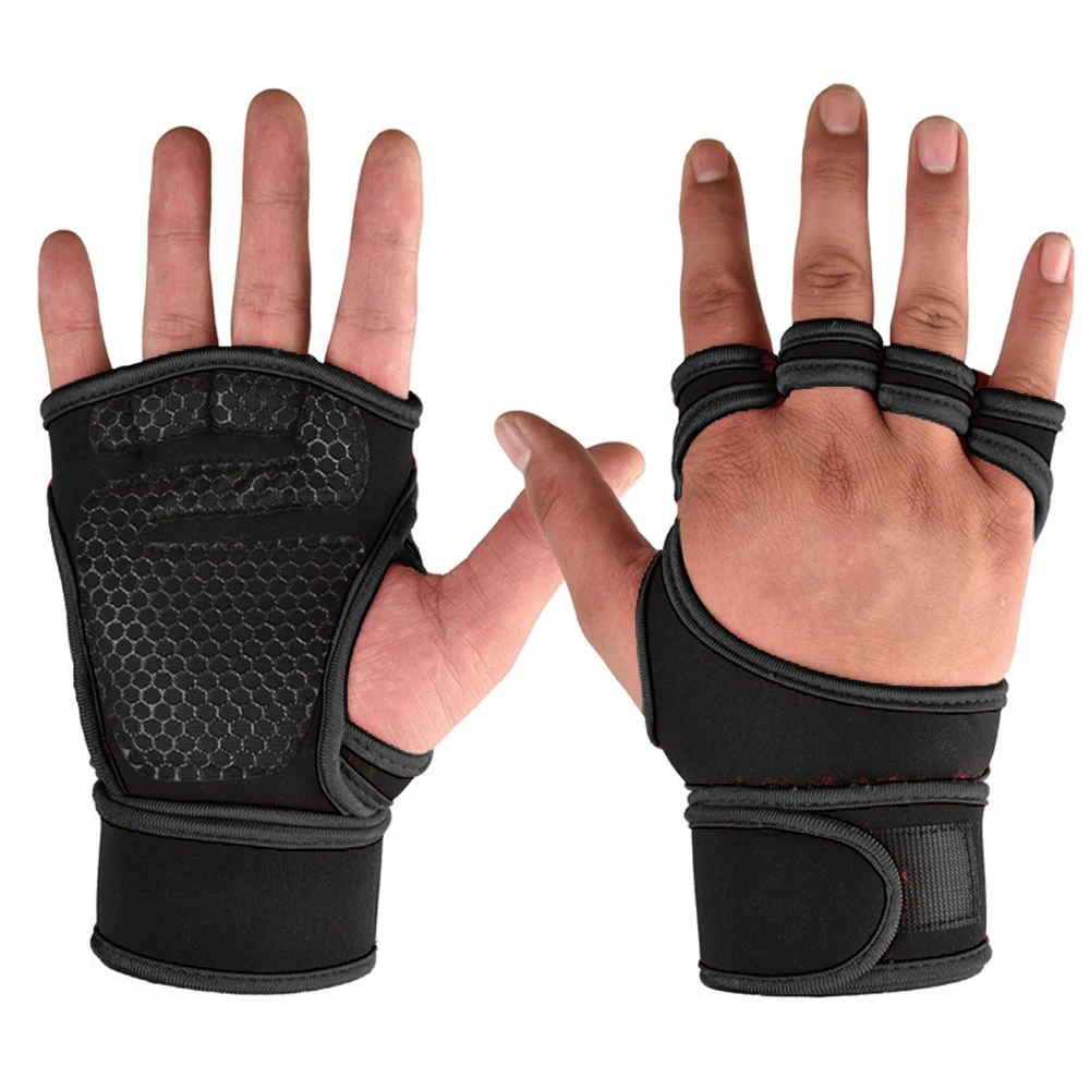 Men Women Sports Gym Gloves Fitness Weight Lifting Body Building Gloves Training Sports Exercise Sport Workout