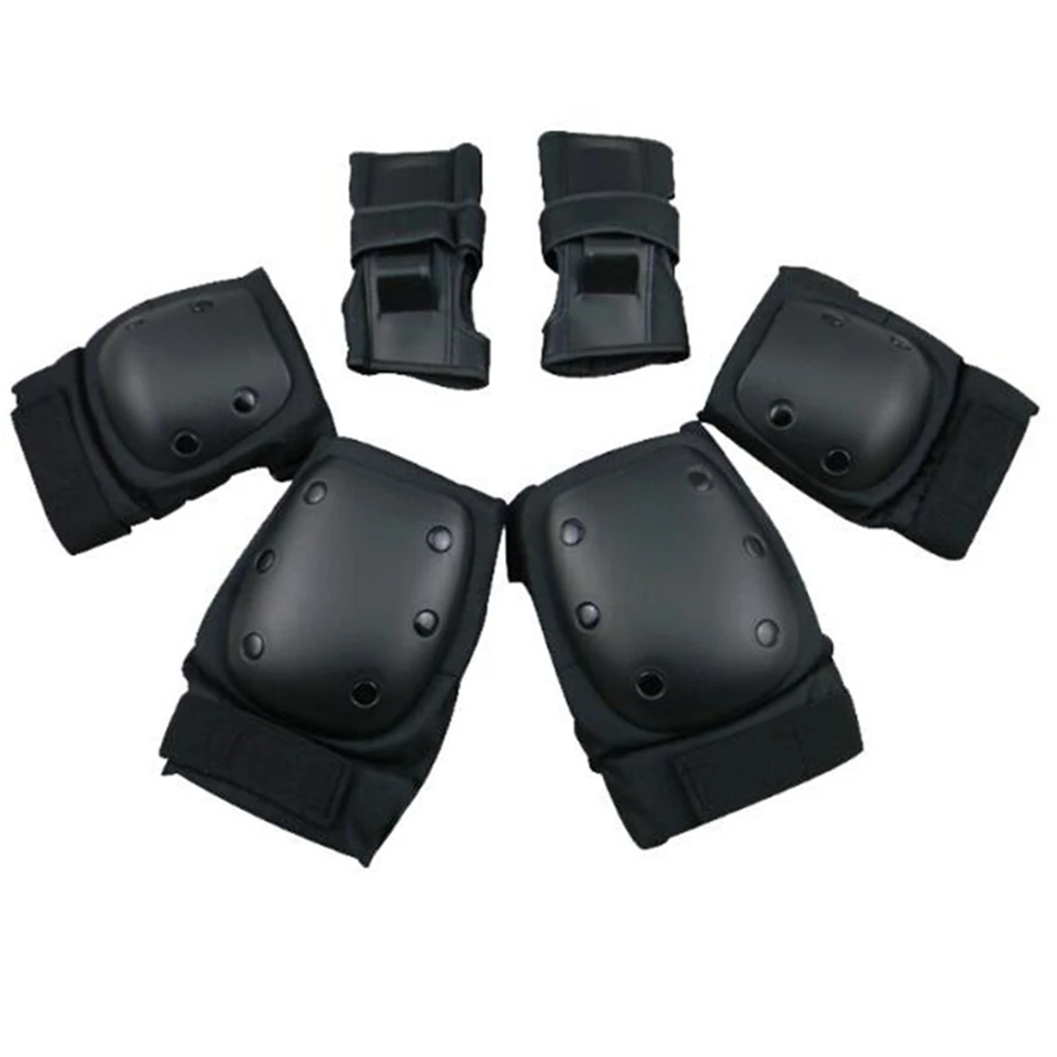 6-pads Outdoor Sports Elbow Wrist Knee Pad Inline ...