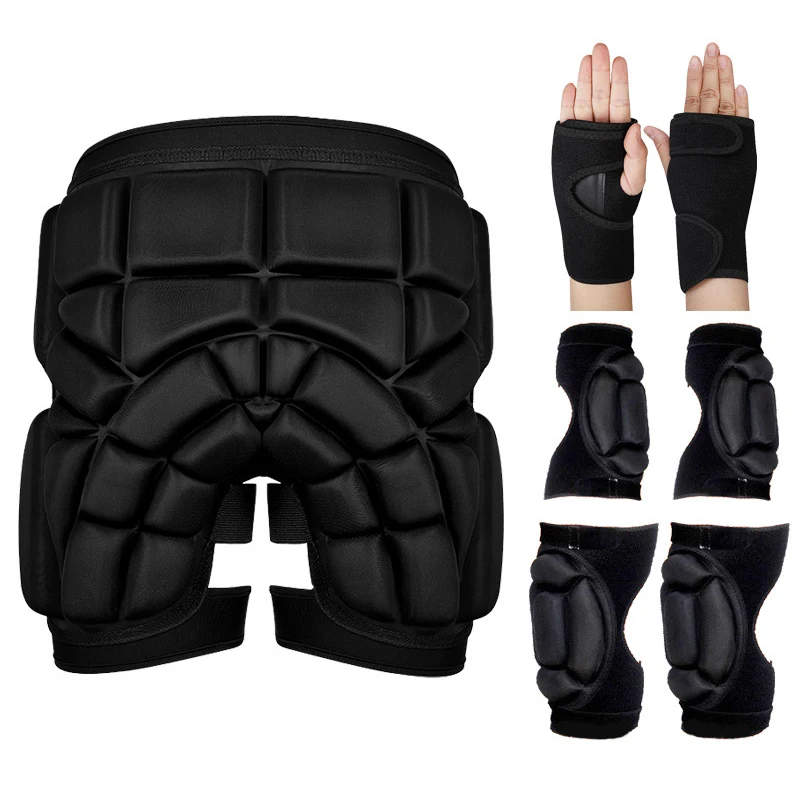 Outdoor Sports Ski Skate Snowboard Protection Skiing Protector Knee Pads Skating Protective Elbow Pads and Wrist Guards Skating