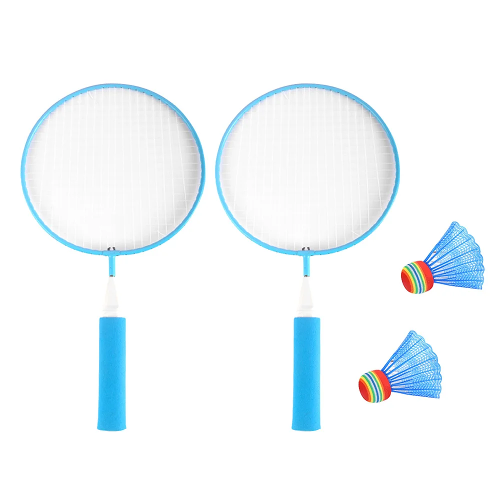 Badminton Racket Colored Beginner Training Outdoor Sports Leisure Toys Badminton Set for Kids Children Playing Toy