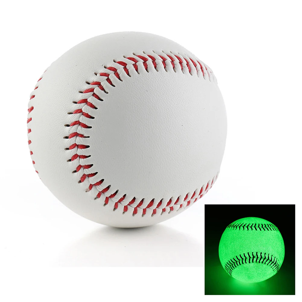 9-Inch Noctilucent Baseball Glow In The Dark Noctilucent Baseball Luminous Ball For Night Pitching Hitting