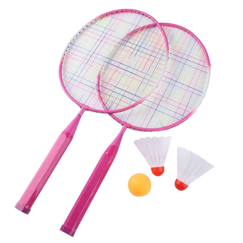 Casual Playing Games Sports Badminton Racket with Shuttlecock Professional Badminton Rackets Set for Children Kids