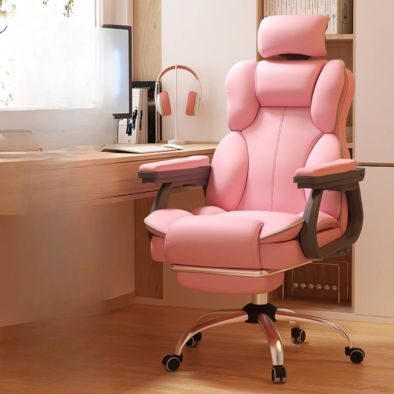 Luxury White Office Chairs Relax Reclining Mobile Meditation Office Chairs Mobile Ergonomica Salon Furniture