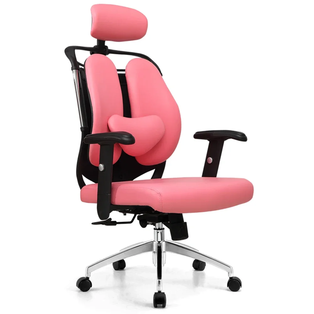Ergonomic Computer Chair, Home Lift Swivel Chair Comfortable Sedentary Lumbar Support Back Office Chair Gaming Chair Game Chair