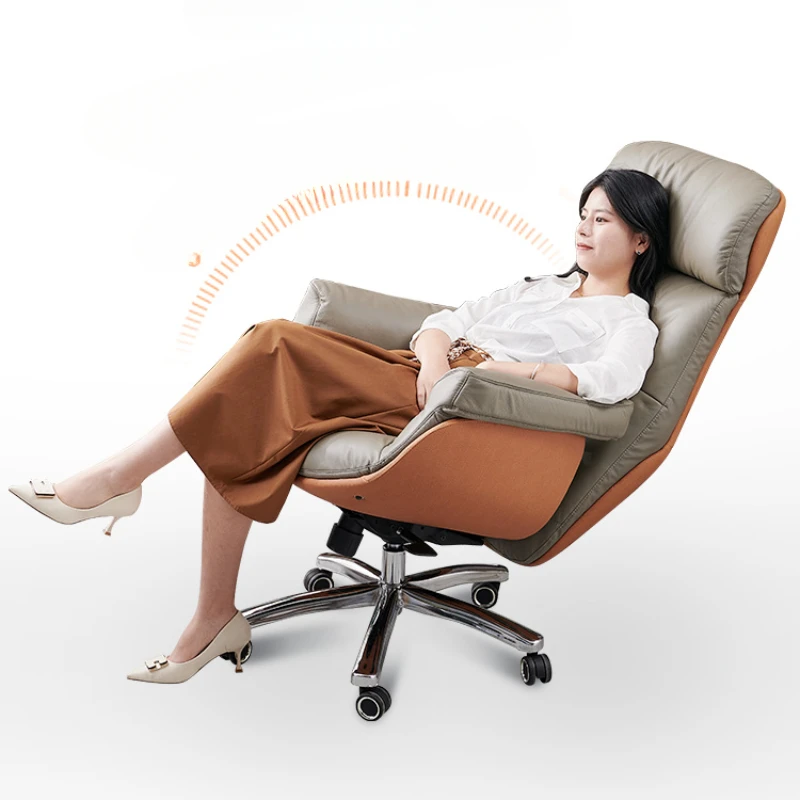 Modern Boss Comfy Office Chairs Recliner Computer Luxury Ergonomic Office Chairs Gaming Swivel Stuhl Bedroom Furniture