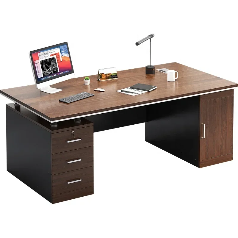 Office Computer Writing Desk PC Table with Drawers...